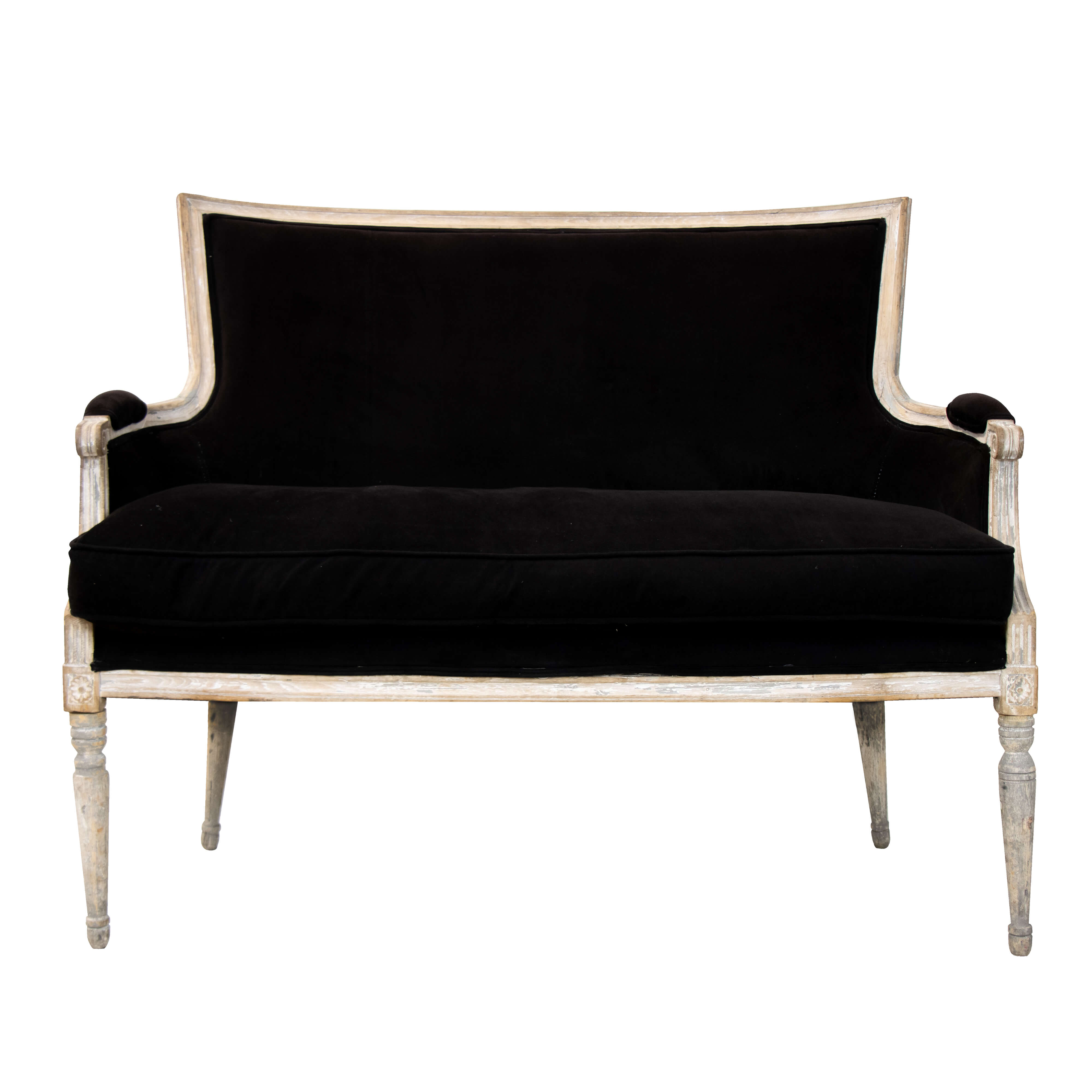 Sillón Love seat negro