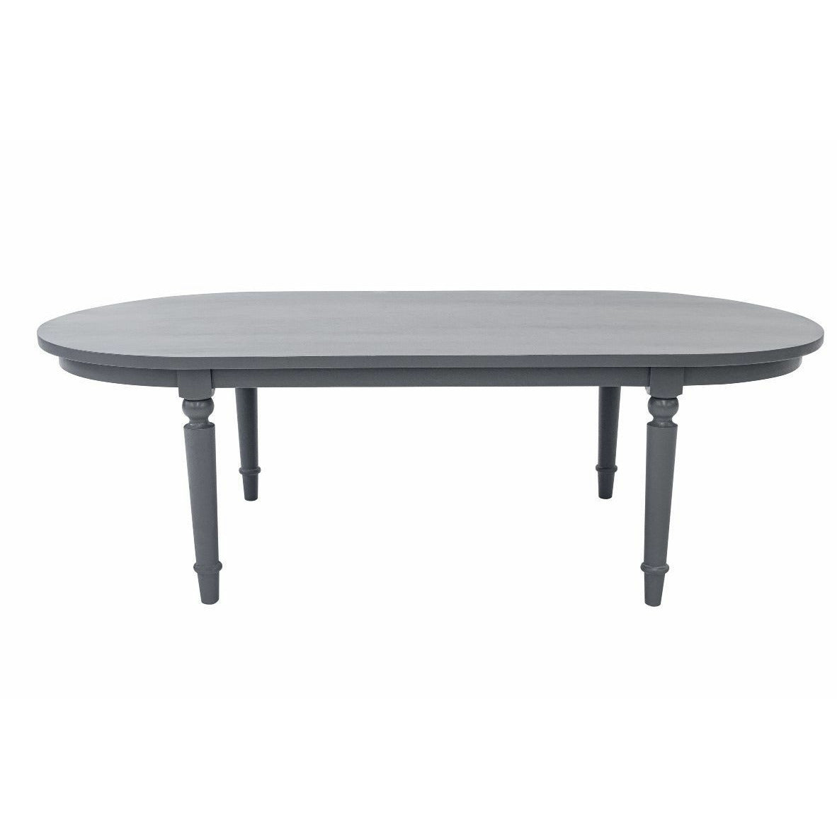 Mesa de Madera Ovalada Color Gris