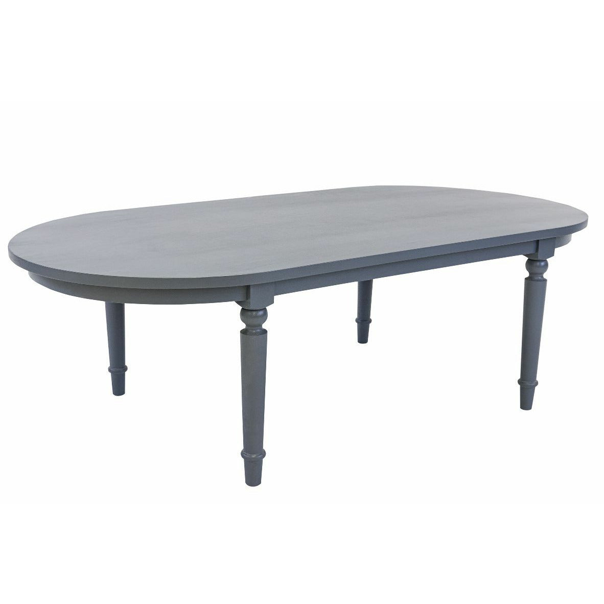 Mesa de Madera Ovalada Color Gris